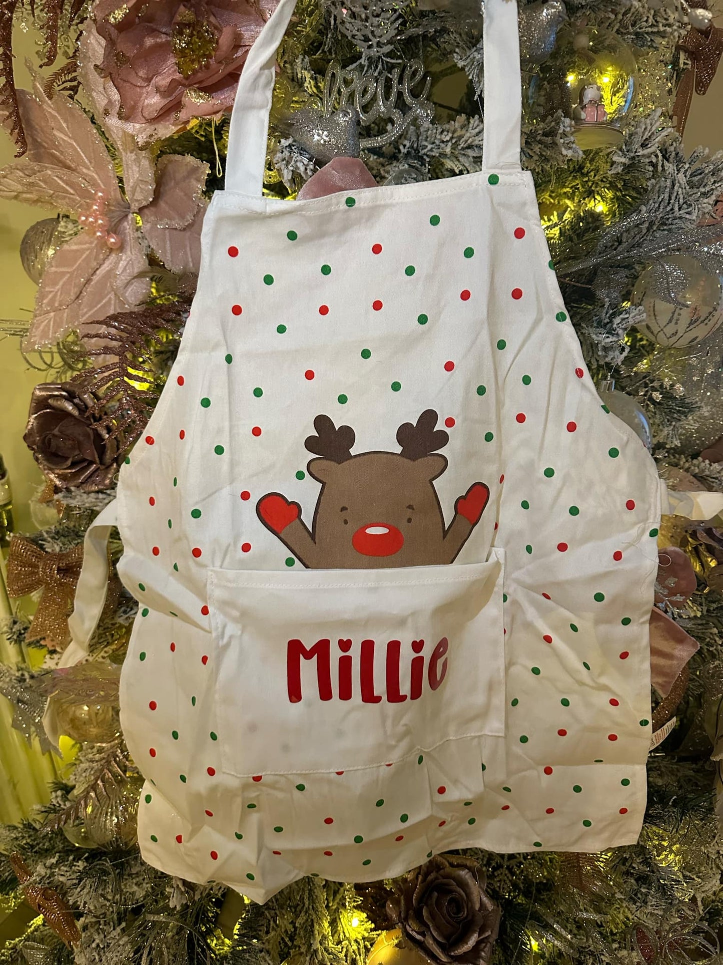 Children's Christmas Apron